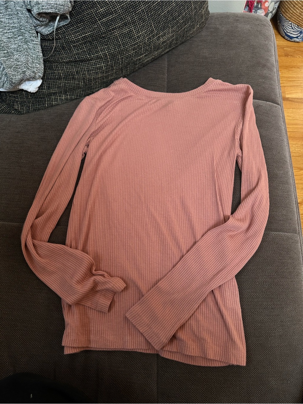 Ribbed long sleeve